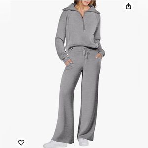 Matching two piece tracksuit.